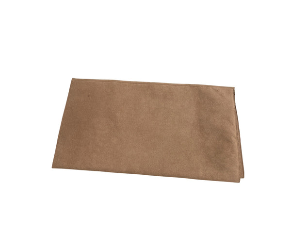 Brown Suede Fabric Padded Organizer