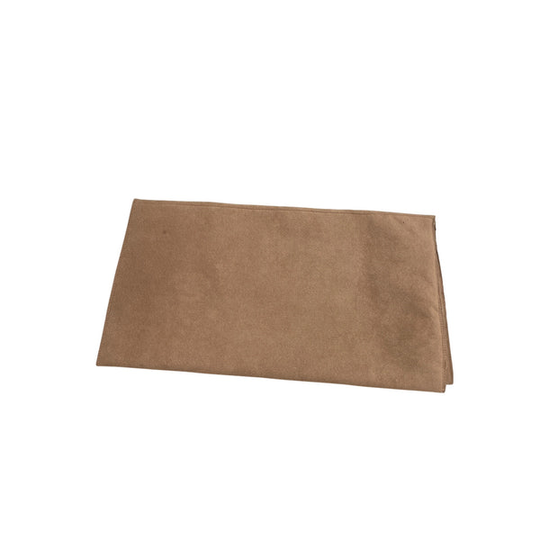 Brown Suede Fabric Padded Organizer