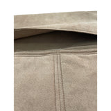 Brown Suede Fabric Padded Organizer
