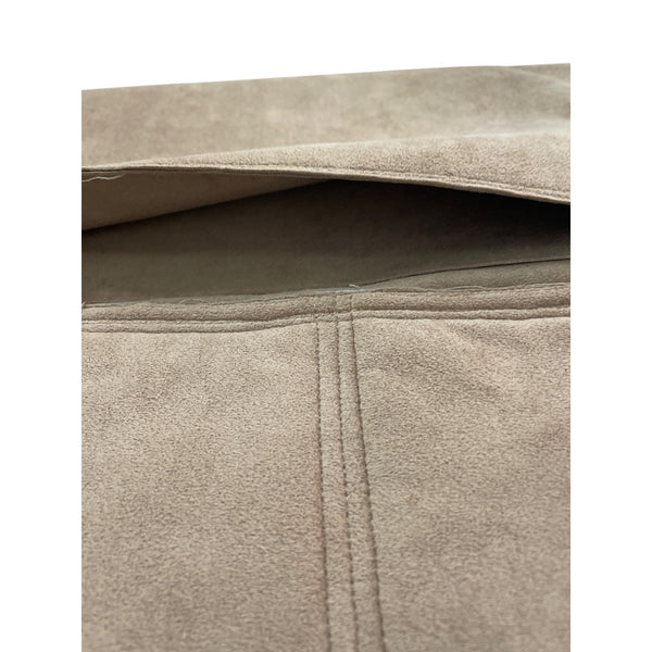 Brown Suede Fabric Padded Organizer