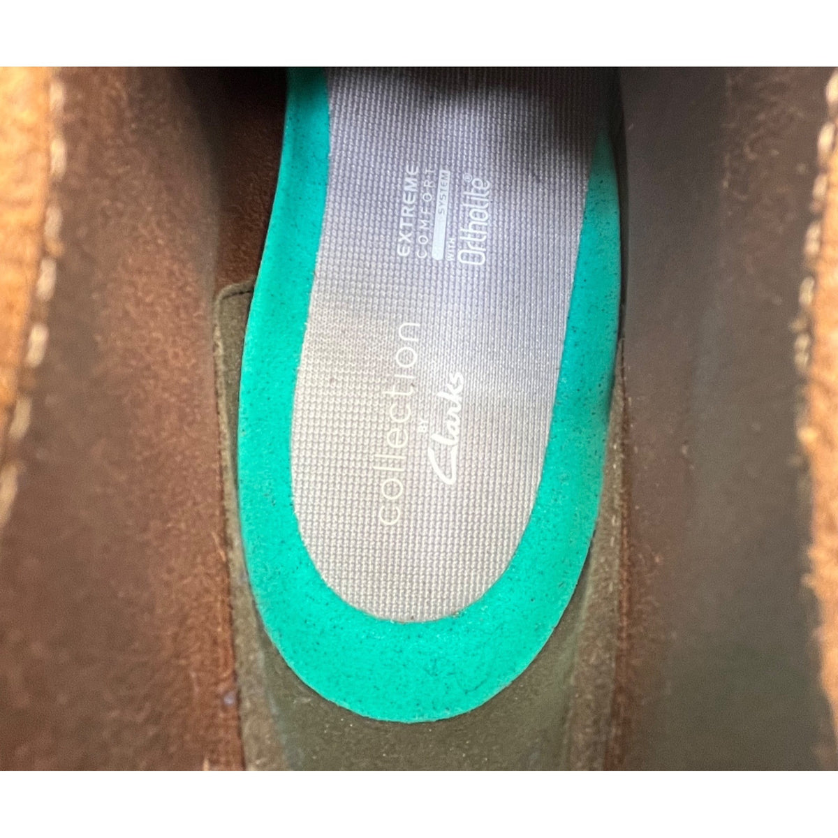 Collection Clarks Men’s Brown Suede Ortholite Insole Lace-Up Chukka Boots Sz 9