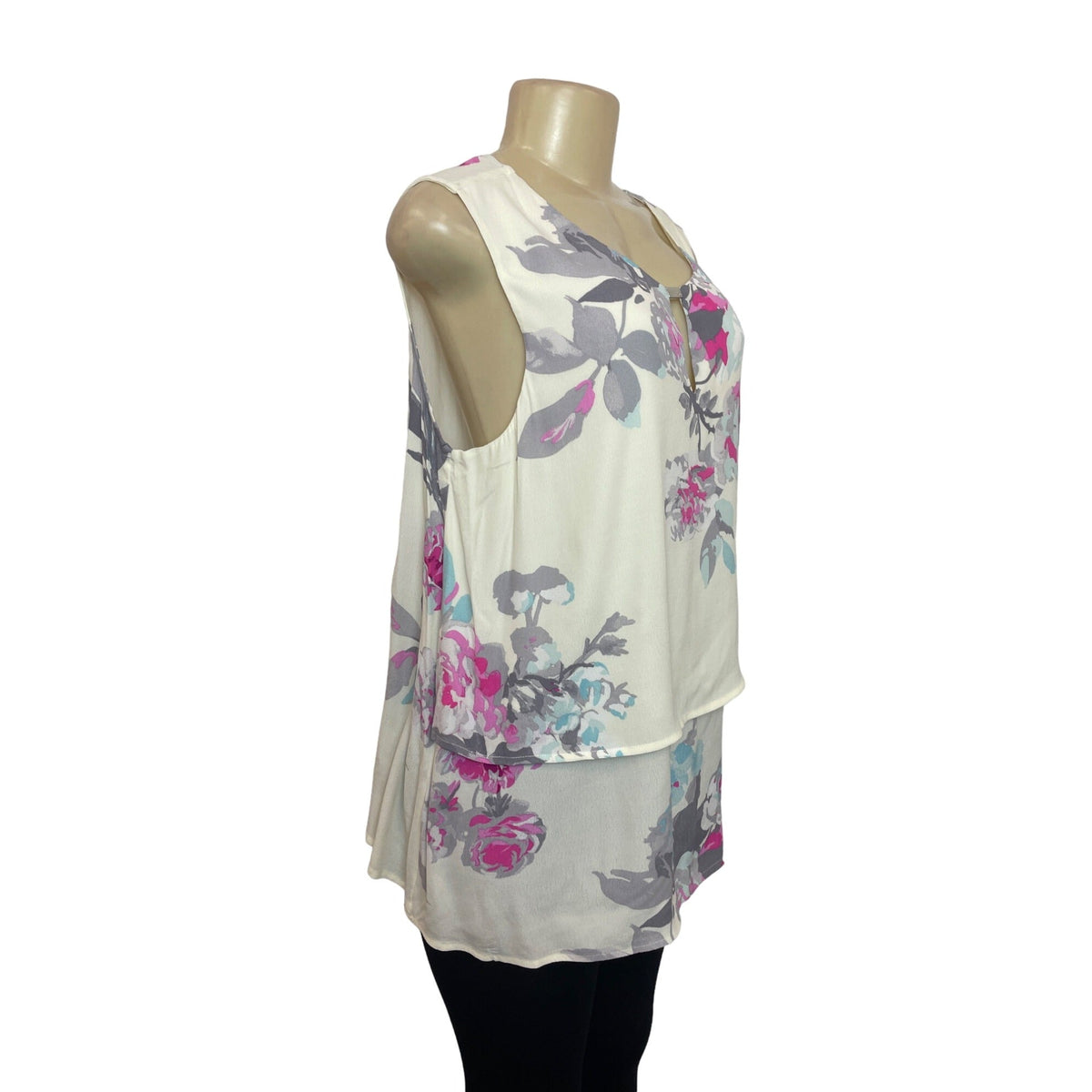 Joules Women's Floral Sleeveless Blouse Sz L - New