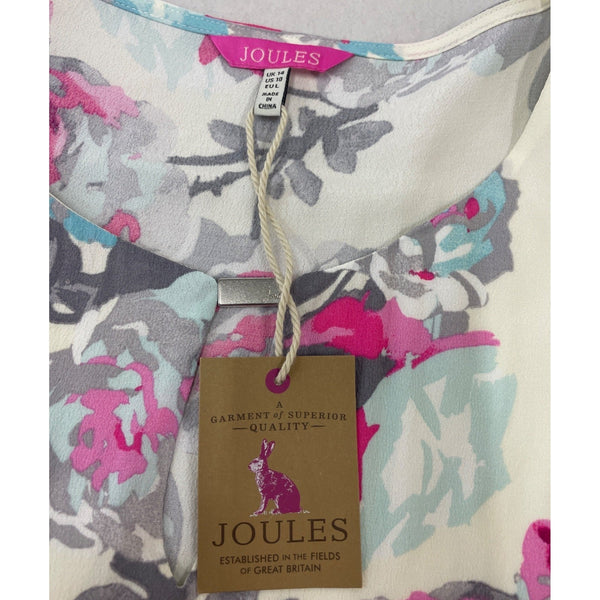 Joules Women's Floral Sleeveless Blouse Sz L - New