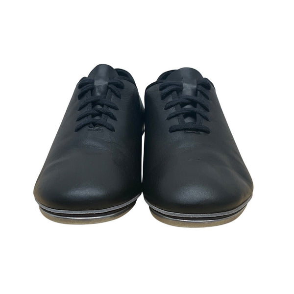 Capezio The Dancemaker Women’s Black Leather Tele Tone Tap Dance Shoes Size 8W