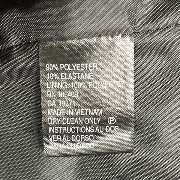 Tahari Arthur S. Levine Women’s Black Velvet Open Front Blazer Jacket Size 8