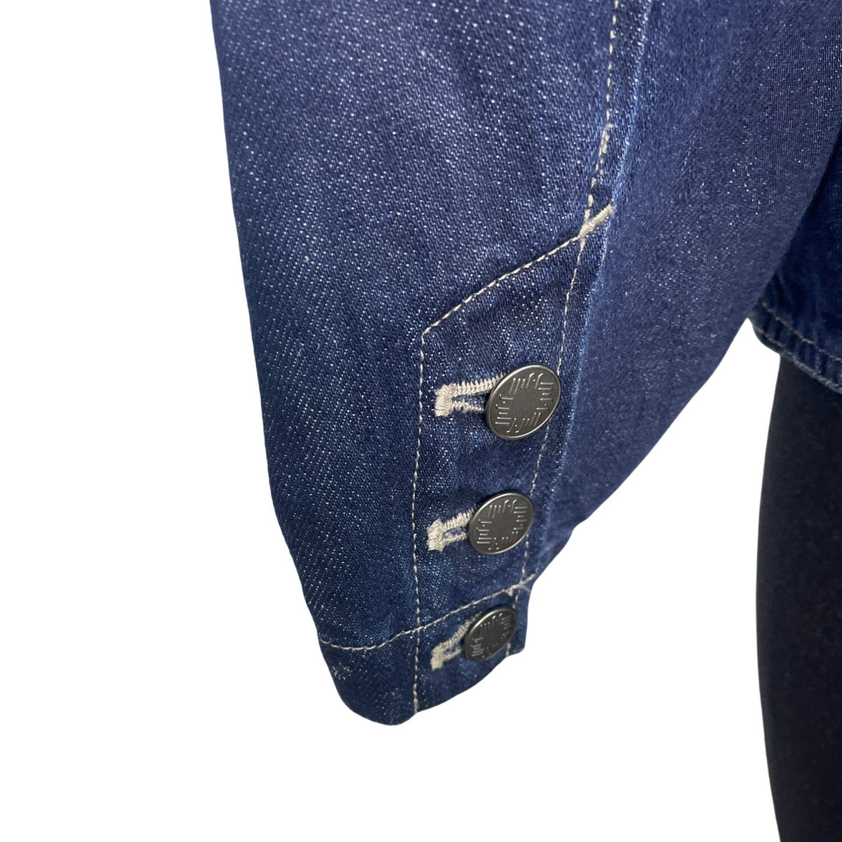 J. Jill Womens Dark Denim Blazer Jacket 3-Button Front Szize 16