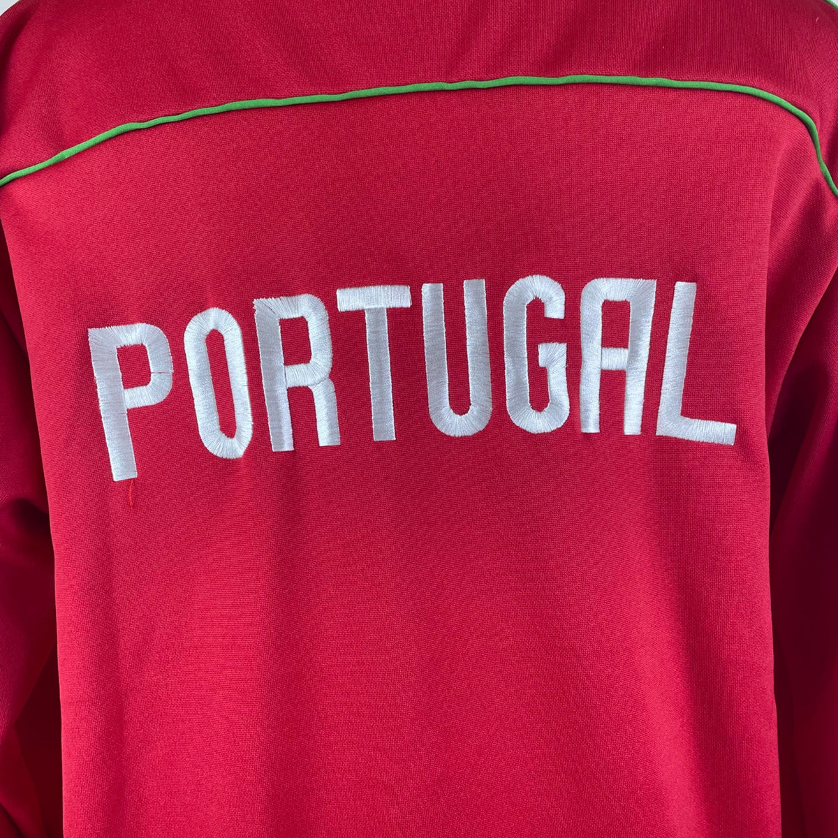 Portugal Women’s Red Track Jacket Full Zip With White & Green Trim Sz 2 - New