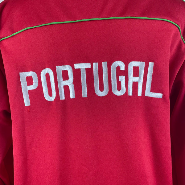 Portugal Women’s Red Track Jacket Full Zip With White & Green Trim Sz 2 - New