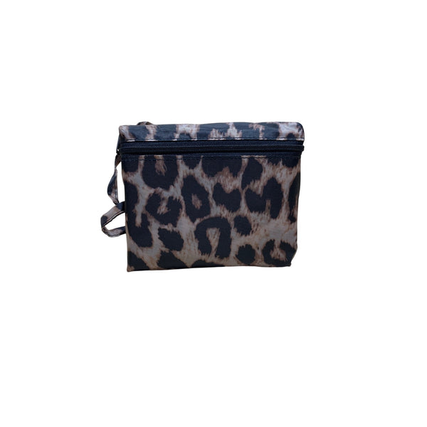 Sachi Animal Print Womens Insulated Market Tote Bag With Zipper Closure Polyester