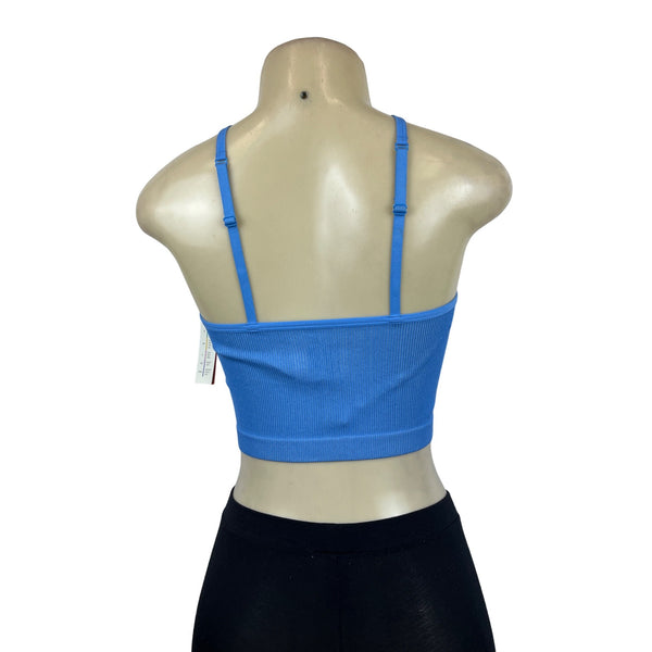 Colsie Women's Blue Sleeveless Stretchable Shirt Sz S - NWT