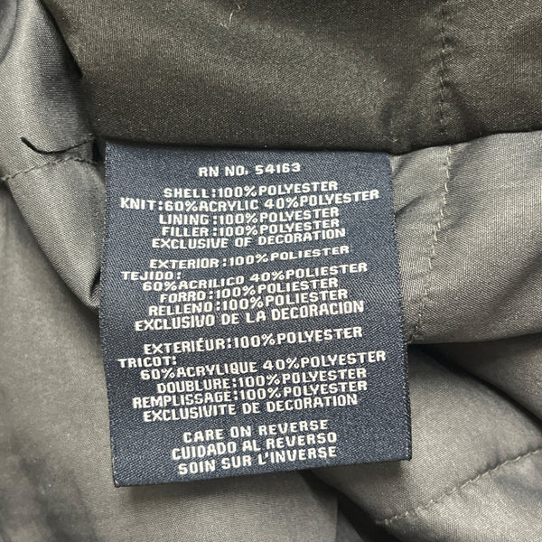 Tommy Hilfiger Mens Black Jacket With Zip Pockets Concealed Hood Size XL