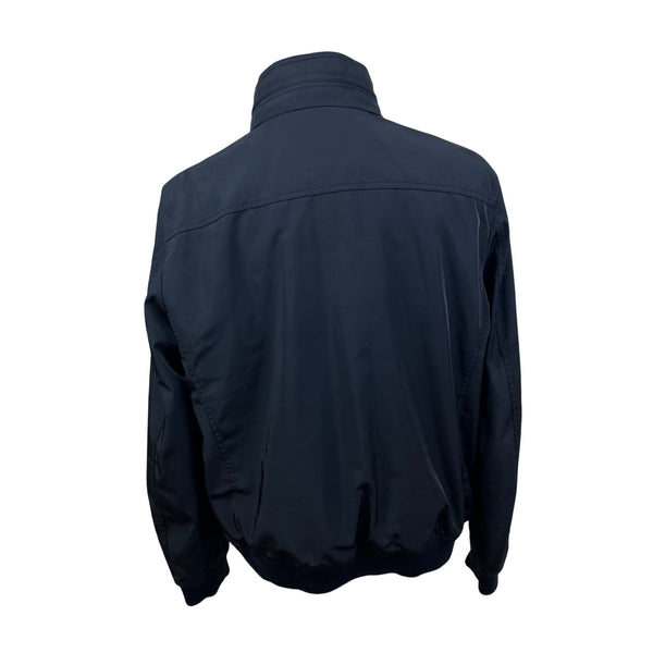 Tommy Hilfiger Mens Black Jacket With Zip Pockets Concealed Hood Size XL