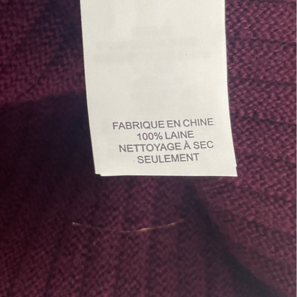 Kate Spade Women's Purple V Neck Long Sleeve Wrap Dress Sz S - NWT