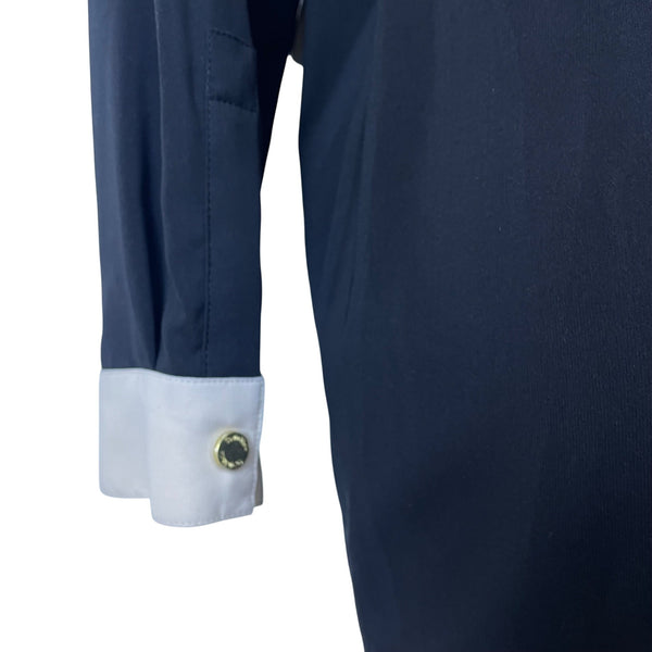 Calvin Klein Women's Black Dress  Snap Button Waist Accents Size 10P