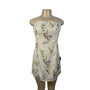 Lulus Women's Beige Summer Flower Print Slip Short Dress Sz L - New