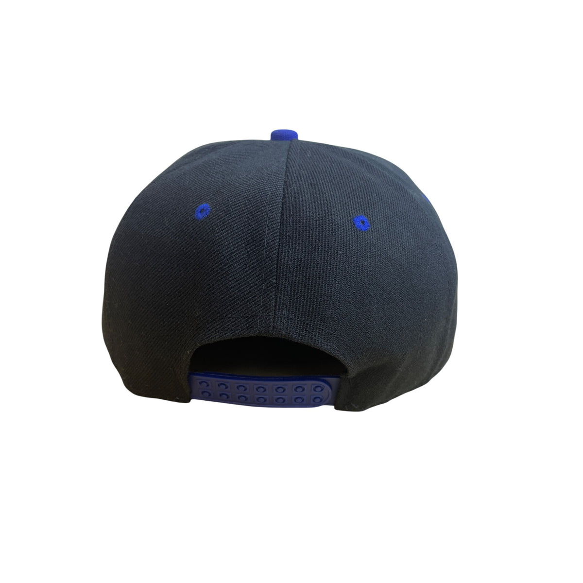 Panama Unisex Black Multicolor Embroidered Snapback Hat Adjustable Striped Brim Cap