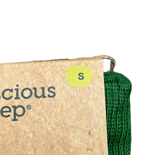 Conscious Step Unisex Green Organic Cotton Socks Save Dogs Small Fair Trade