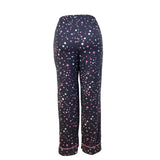 Simply Vera Women’s Navy Star Print Two-Piece Button-Down Pajama Set Sz S - New