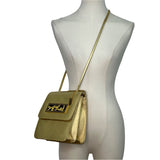 Vintage Nima Women’s Gold Leopard Coalition Embellishment Evening Crossbody Bag