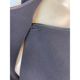 White House Black Market Women’s Sleeveless Black Asymmetrical Zip Dress Sz 0