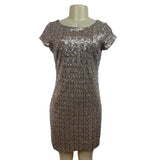 White Black House Market Women’s Gold Dress Sz XS - NWT