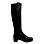 Stuart Weitzman Women’s Black Leather Mezzamezza Tall Riding Boots Size 8M