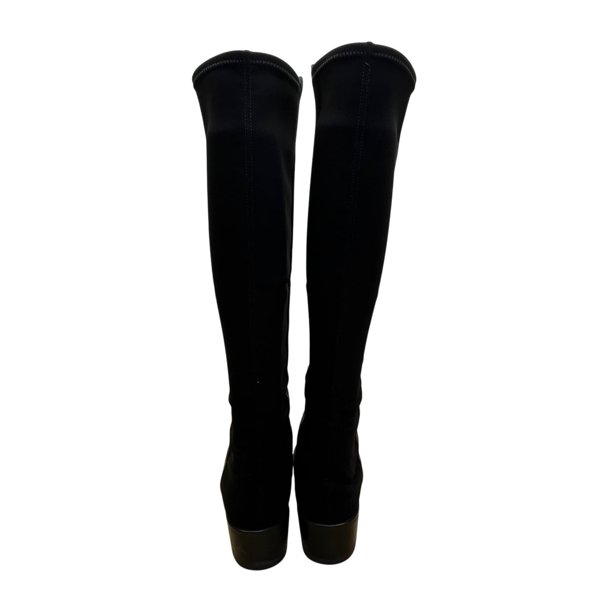 Stuart Weitzman Women’s Black Leather Mezzamezza Tall Riding Boots Size 8M
