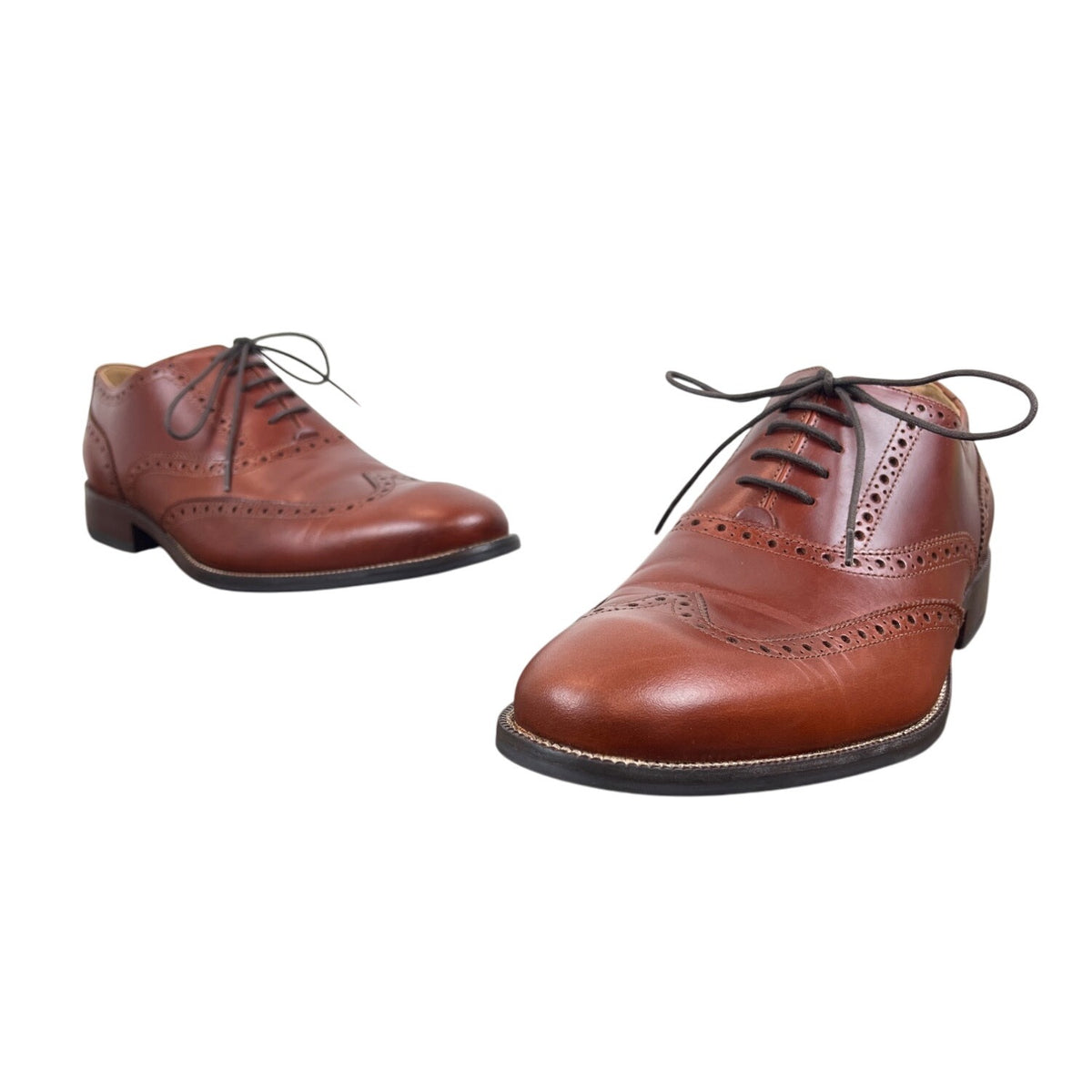 Cole Haan Mens Brown Williams Wing II Dress Shoes Sz 9.5M