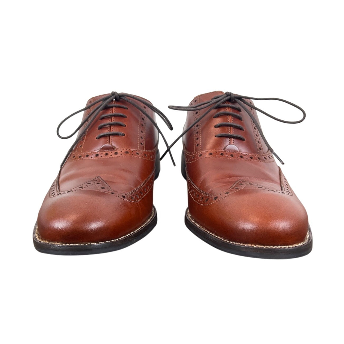 Cole Haan Mens Brown Williams Wing II Dress Shoes Sz 9.5M