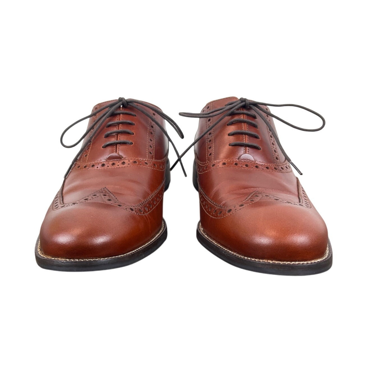 Cole Haan Mens Brown Williams Wing II Dress Shoes Sz 9.5M