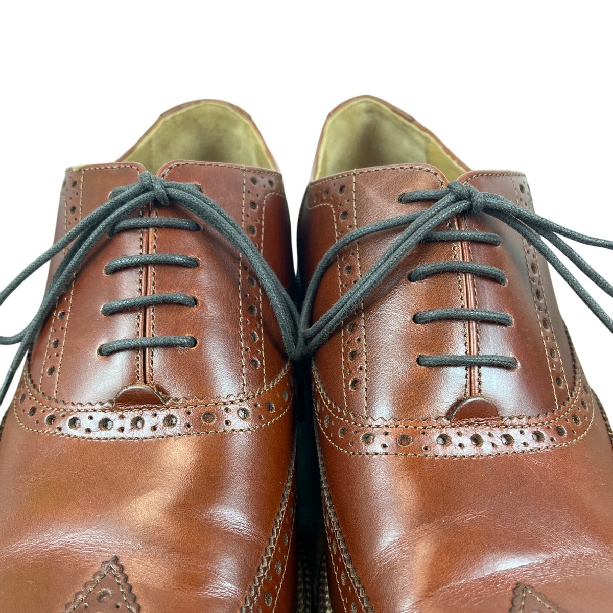 Cole Haan Mens Brown Williams Wing II Dress Shoes Sz 9.5M