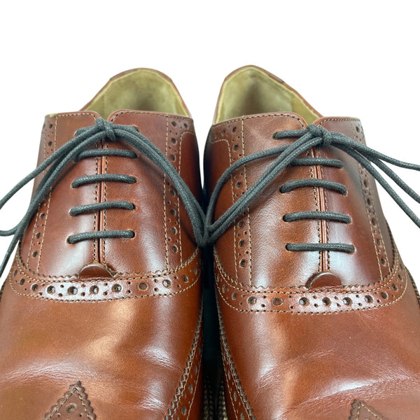 Cole Haan Mens Brown Williams Wing II Dress Shoes Sz 9.5M