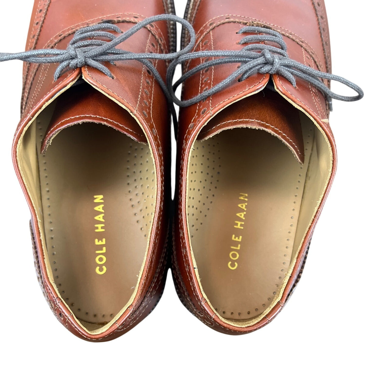 Cole Haan Mens Brown Williams Wing II Dress Shoes Sz 9.5M