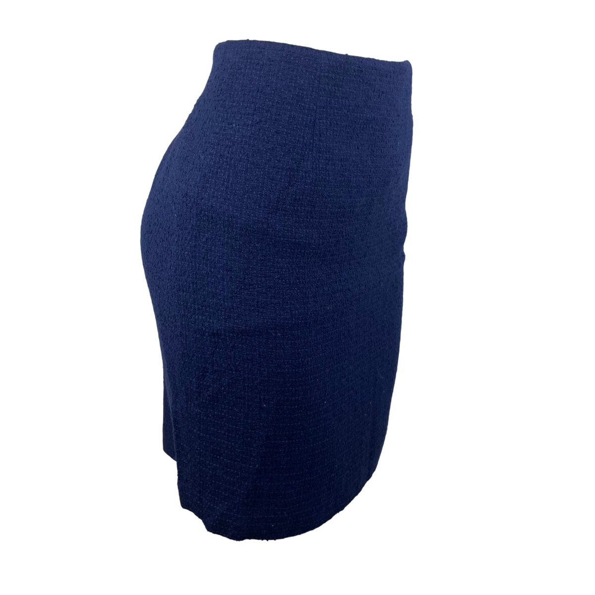 Amanda Smith Women’s Navy Textured Pencil Skirt Fully Lined Back Zip Size 6