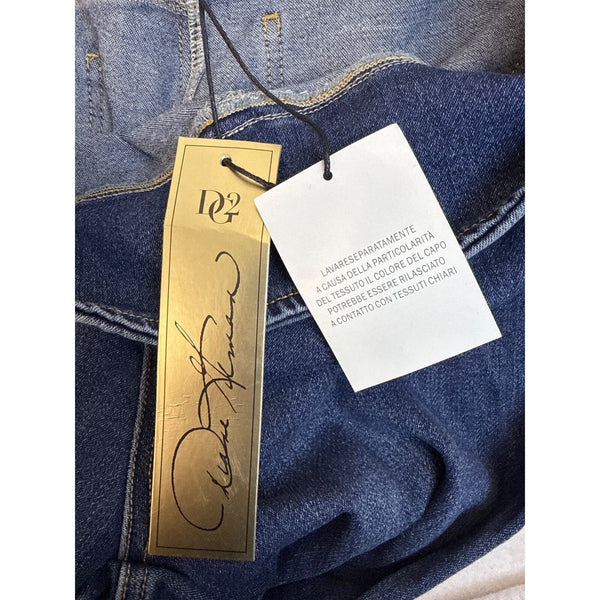 DSquared2 Women’s Blue Denim Bootcut Jeans Size LT - New