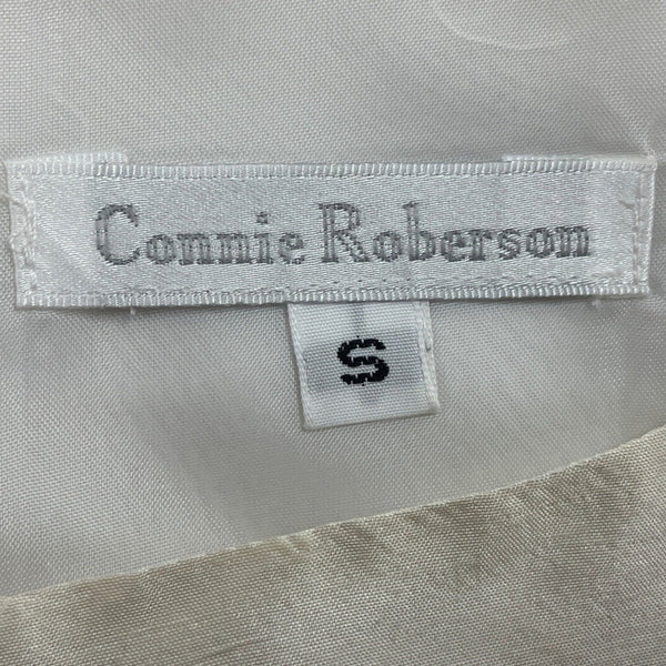 Connie Roberson Women's White Sleeveless Square Neck Tank Top Sz S - New