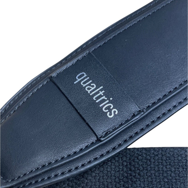 Qualtrics Black Waterproof Front Pocket & Adjustable Straps Travel Backpack Sz L