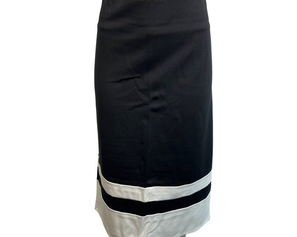 Eloquii Women's Plus Size Black & White Pencil Skirt With Tags Size 26