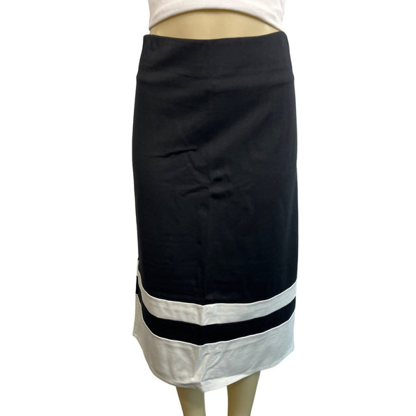 Eloquii Women's Plus Size Black & White Pencil Skirt With Tags Size 26