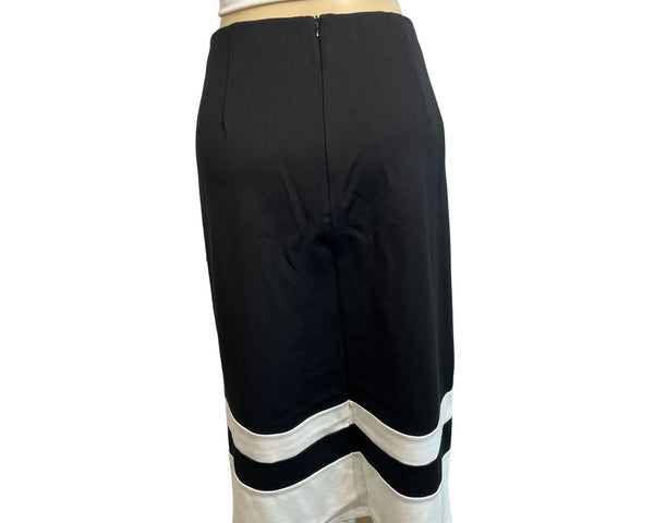 Eloquii Women's Plus Size Black & White Pencil Skirt With Tags Size 26