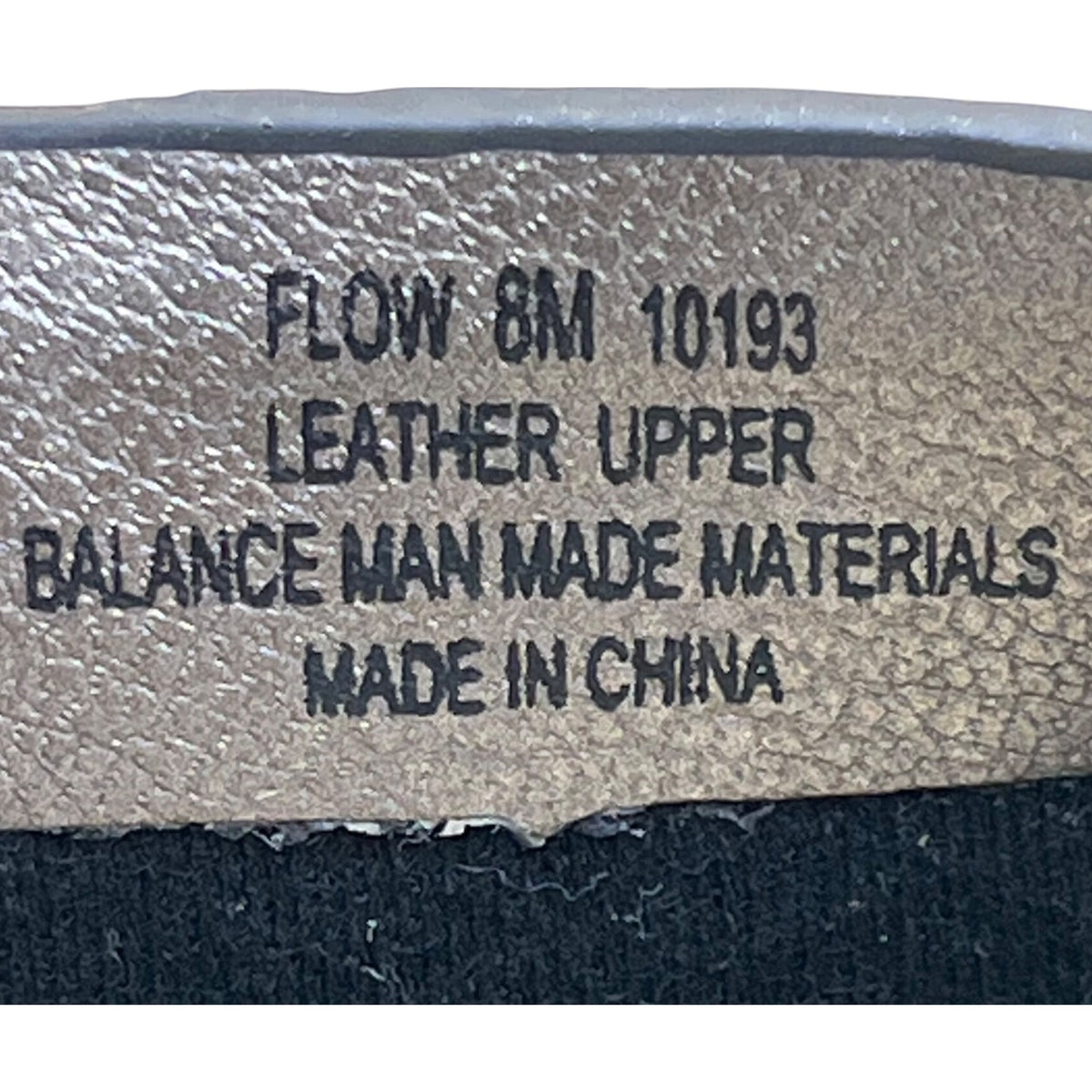 Naked Feet Women’s Metallic Black Leather Upper Flow Platform Sandals Size 8M