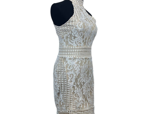 Pretty Little Things Women's White Bodycon Dress Size 4 (EUR 36)