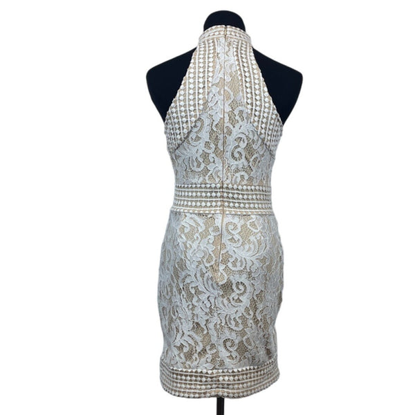 Pretty Little Things Women's White Bodycon Dress Size 4 (EUR 36)