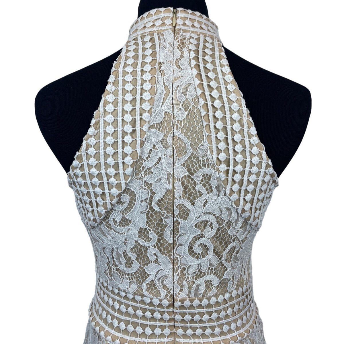 Pretty Little Things Women's White Bodycon Dress Size 4 (EUR 36)