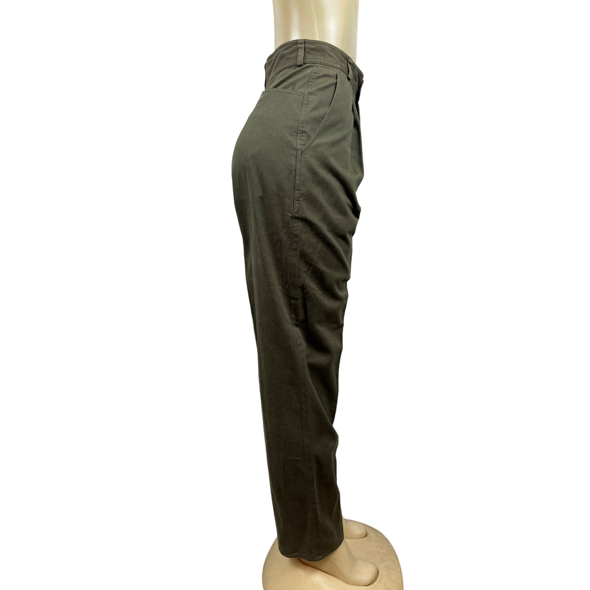 Vtg 90s The North Face Women's Olive Green High Waist Pegged Pants Sz 10 - NWT