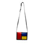 Sharon Wilkes Multicolor Leather Golden Dog Mondrian Natalie Crossbody Bag Sz M