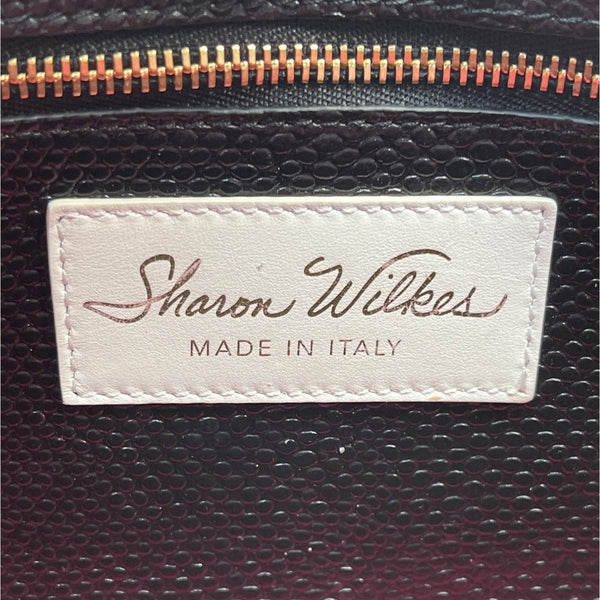 Sharon Wilkes Multicolor Leather Golden Dog Mondrian Natalie Crossbody Bag Sz M
