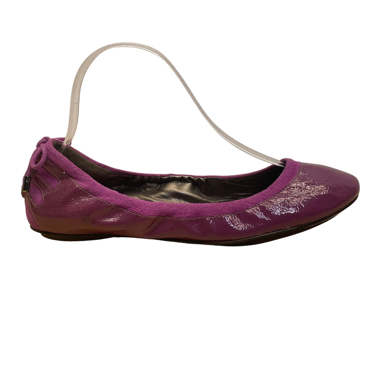 Maria Sharapova Women’s Purple Patent Nike Air Soles Ballet Flats Size 8B