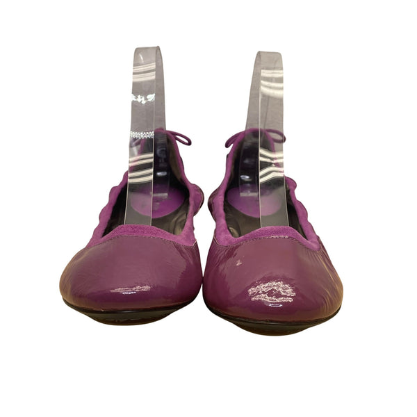 Maria Sharapova Women’s Purple Patent Nike Air Soles Ballet Flats Size 8B