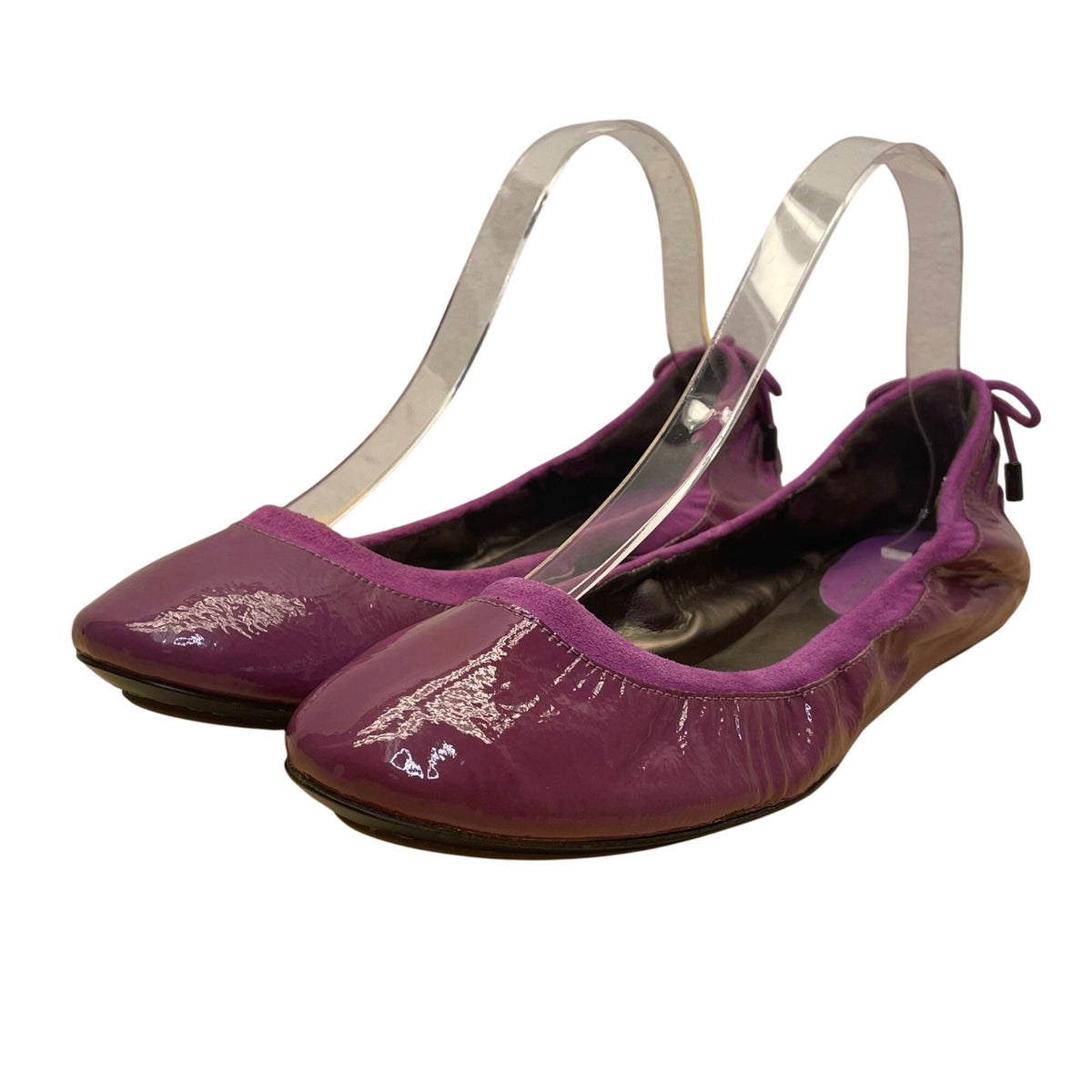 Maria Sharapova Women’s Purple Patent Nike Air Soles Ballet Flats Size 8B